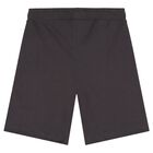 Boys Yellow & Grey Logo Shorts, 1, hi-res