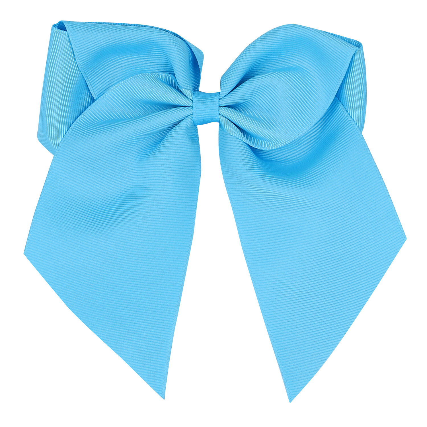 Girls Blue Bow Hair Clip, 2, hi-res