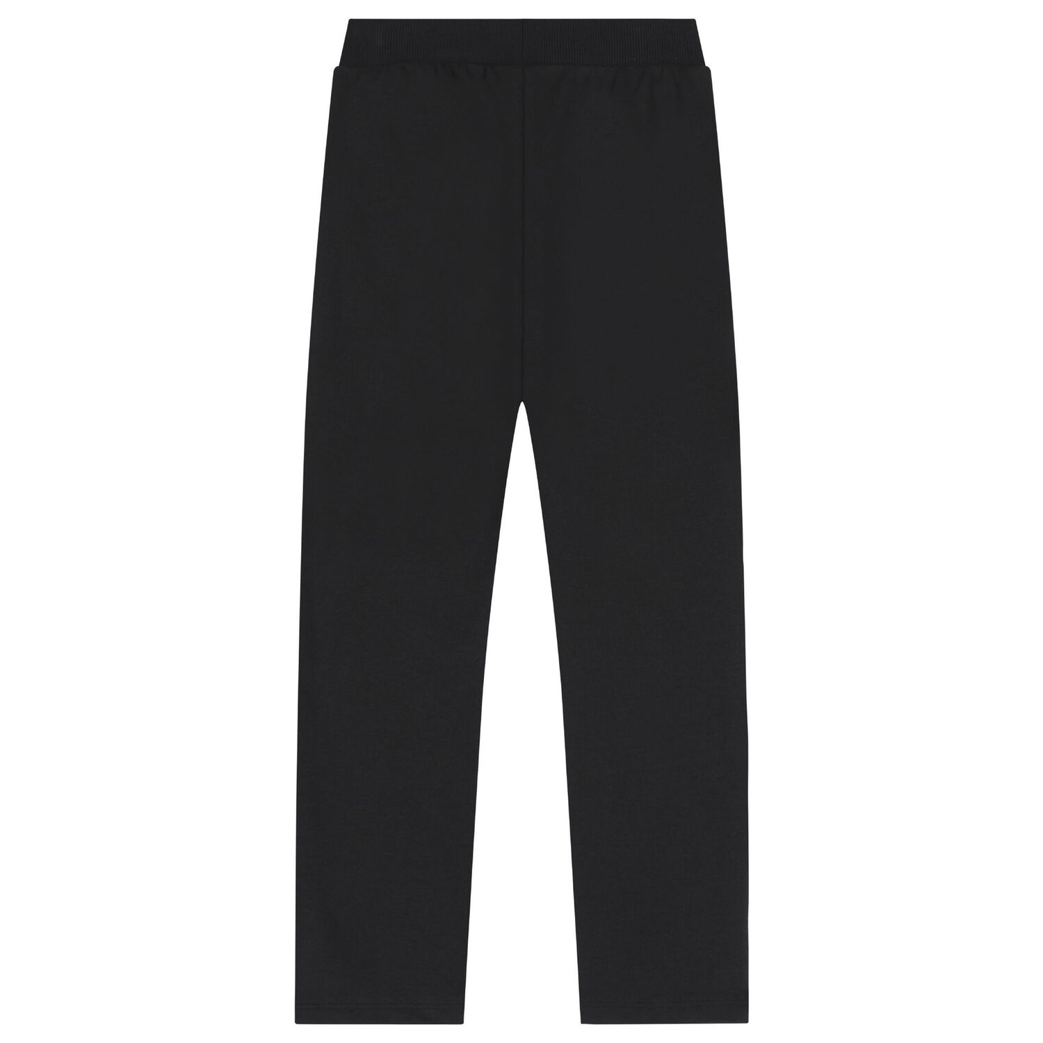Girls Black Logo Trousers, 1, hi-res image number null