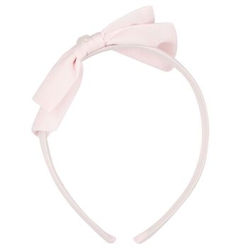 Girls Pink Chiffon Headband