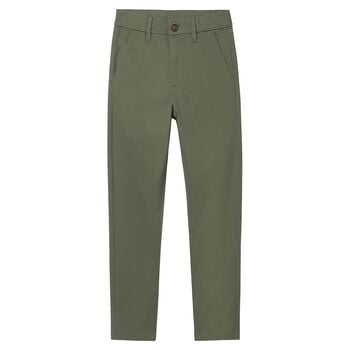 Boys Green Trousers