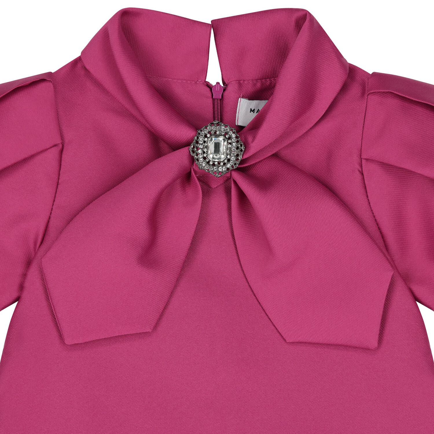 Girls Purple Satin Top, 1, hi-res