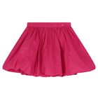 Girls Pink Flared Skirt, 1, hi-res