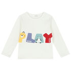 Baby Boys Ivory Tracksuit, 1, hi-res