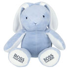 Baby Boys Pale Blue Bunny Toy, 3, hi-res