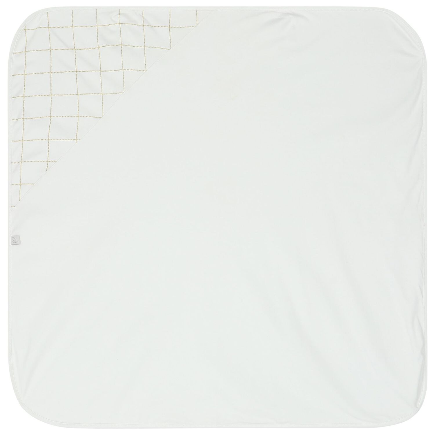 Baby Boys White & Gold Logo Babygrow Gift Set, 1, hi-res