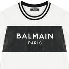 White & Black Logo T-Shirt, 1, hi-res