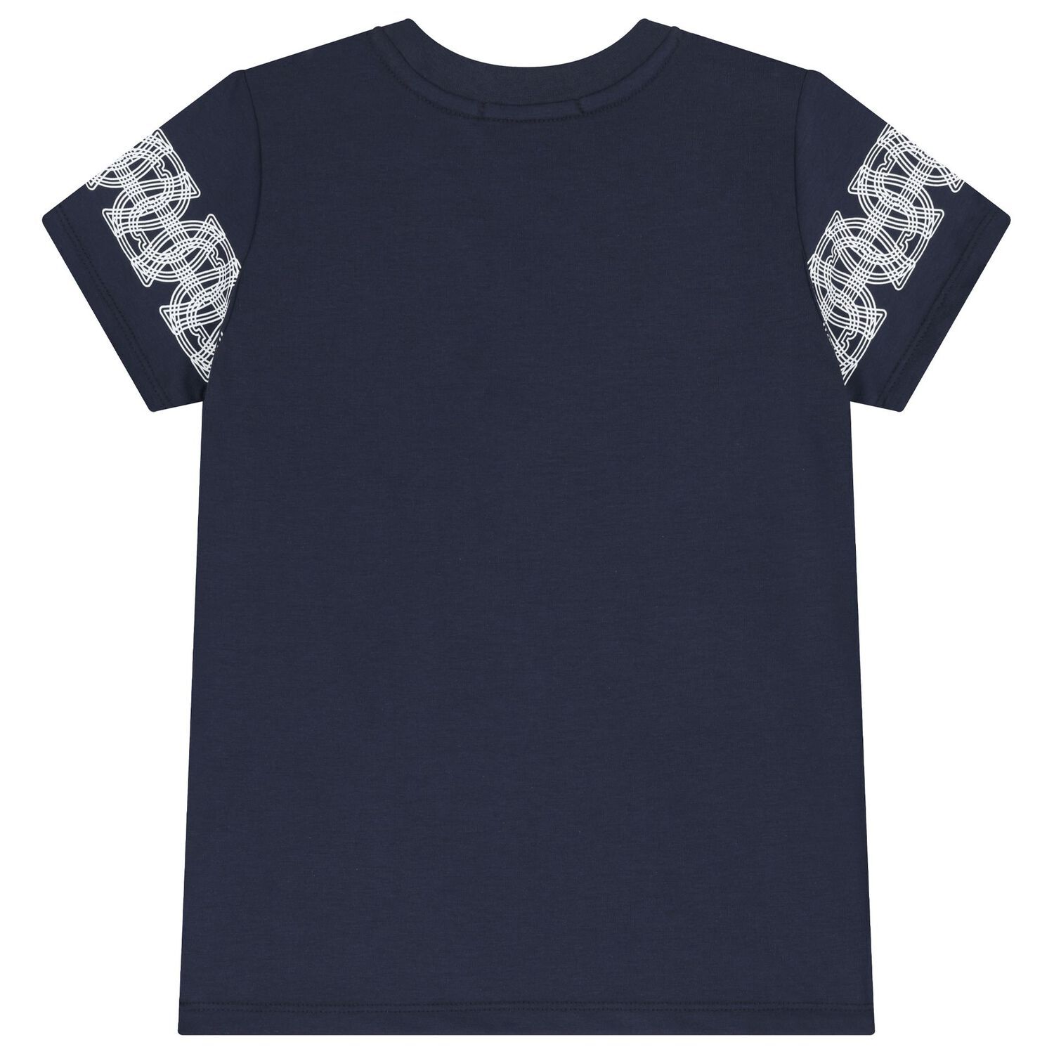 Boys Navy Blue Logo T-Shirt, 2, hi-res