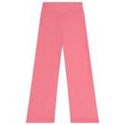 Girls Pink Dollhouse Flared Leggings, 1, hi-res