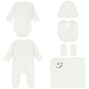 Ivory Rocking Horse Babygrow Gift Set