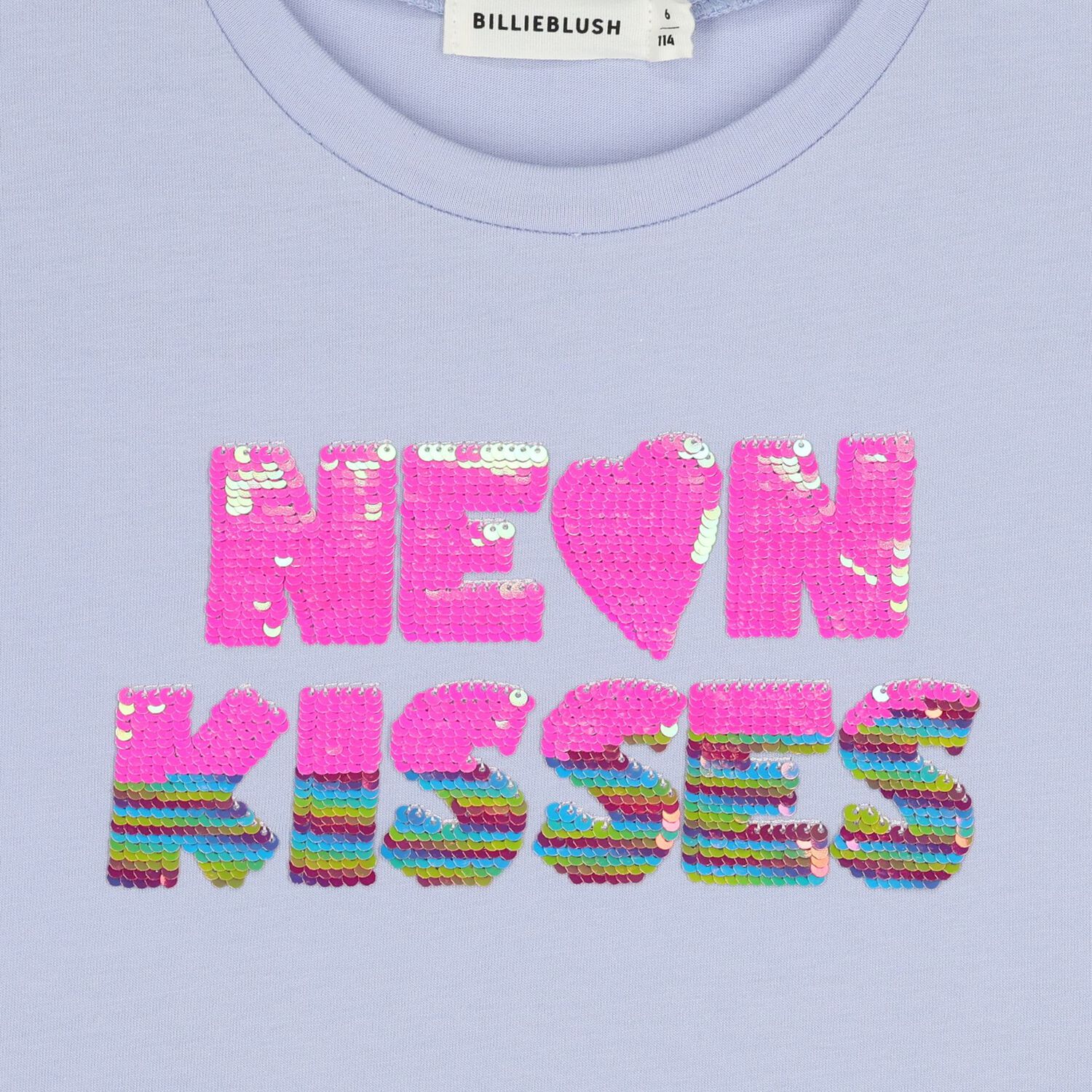 Girls Purple Sequin Tulle T-Shirt, 1, hi-res