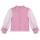 Girls Pink Floral Skirt Set, 1, hi-res