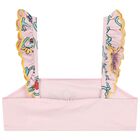 Girls Pink Logo Flower Bikini, 1, hi-res