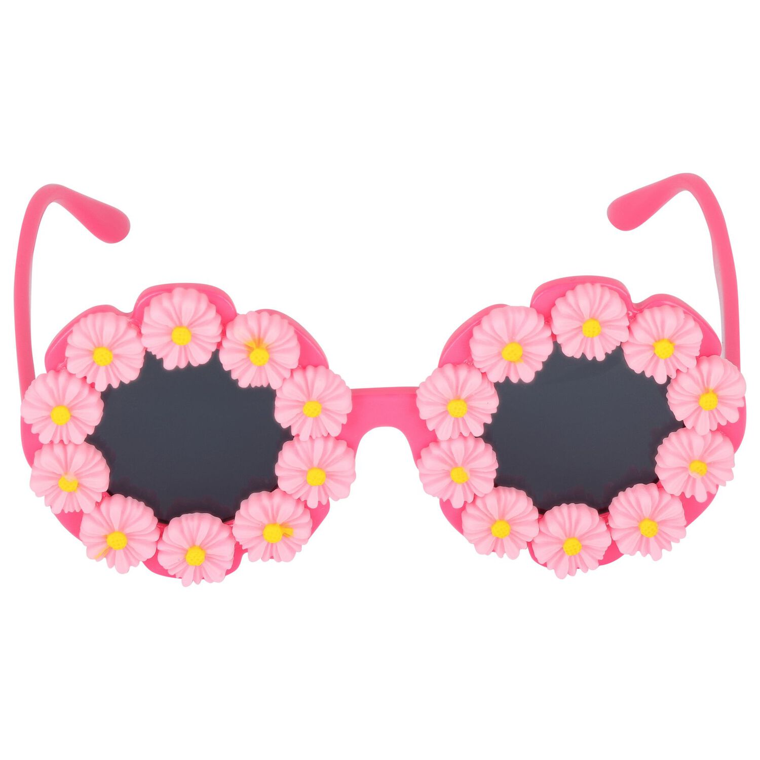 Girls Pink Floral Sunglasses, 1, hi-res image number null
