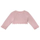 Baby Girls Pink Knitted Cardigan, 2, hi-res