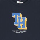Boys Navy Blue Varsity Logo T-Shirt, 1, hi-res