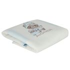 Baby Boys Blue & White Logo Blanket, 2, hi-res