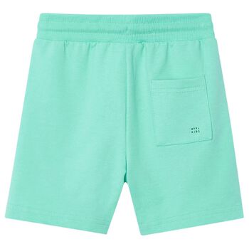 Boys Green Jersey Shorts