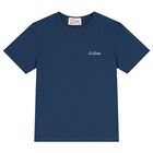 Boys Navy Blue Logo T-Shirt, 1, hi-res