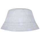 Baby Boys Navy Blue & Blue Logo Reversible Hat, 1, hi-res