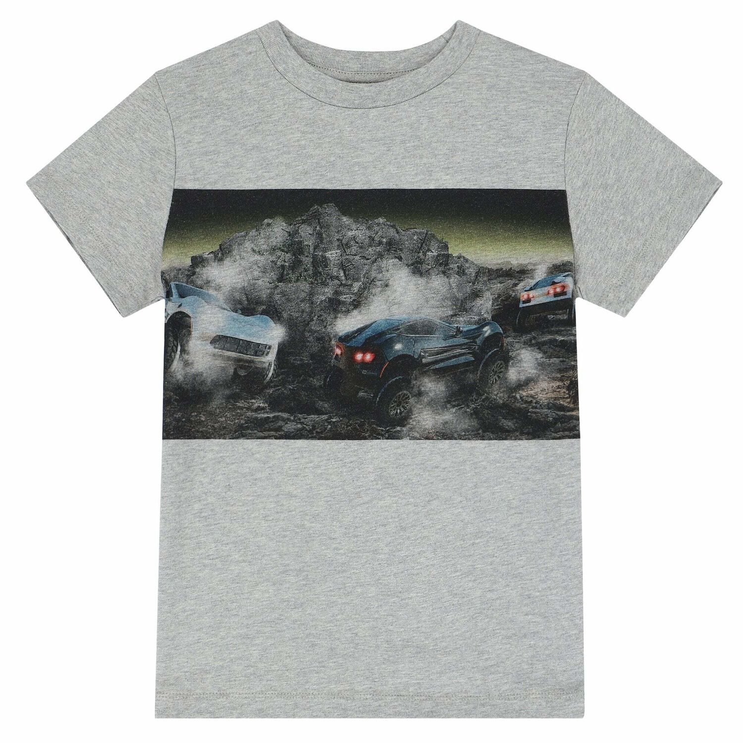 Boys Grey Cars T-Shirt, 1, hi-res