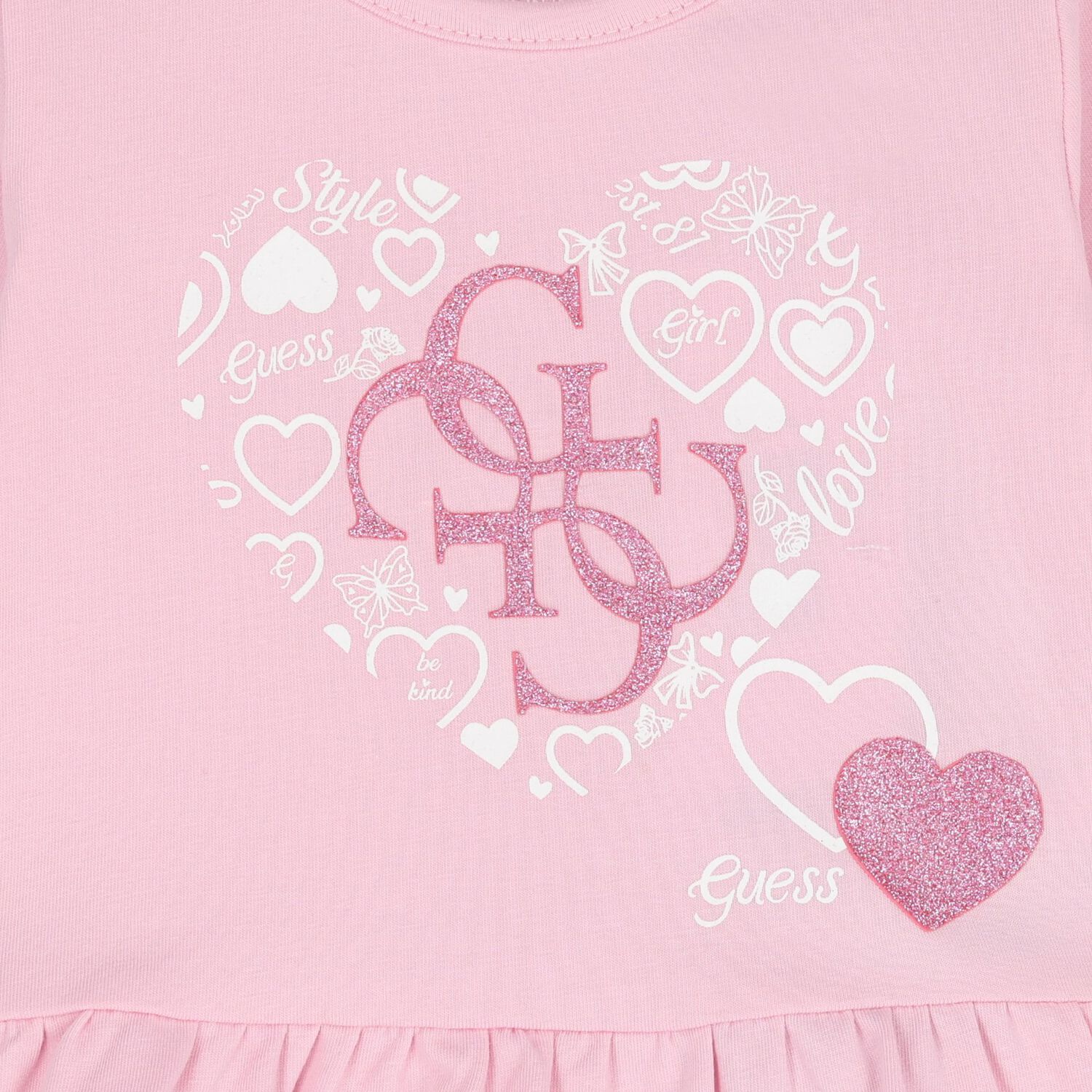 Baby Girls Pink & Blue Logo Leggings Set, 1, hi-res