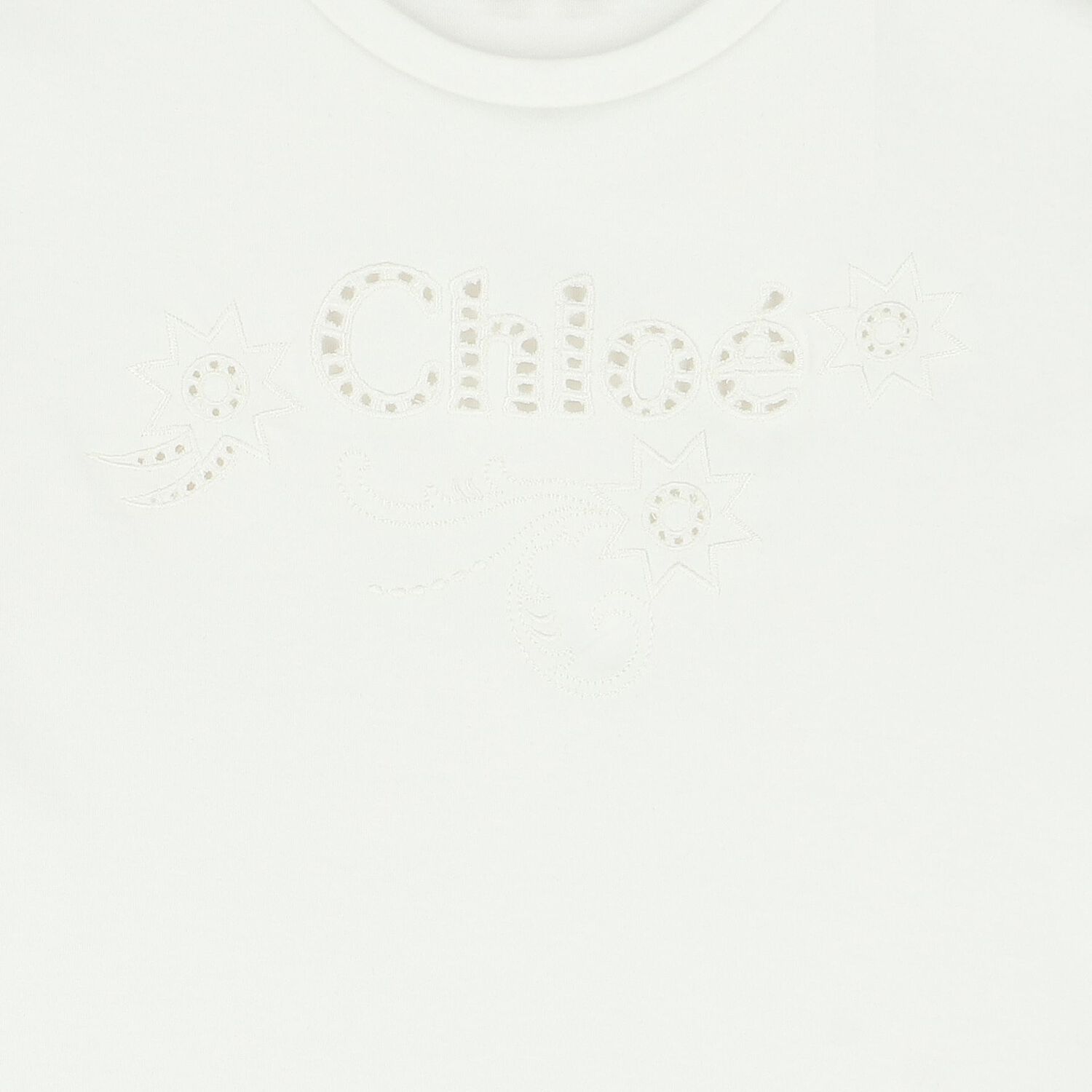 Girls White Logo T-Shirt, 1, hi-res
