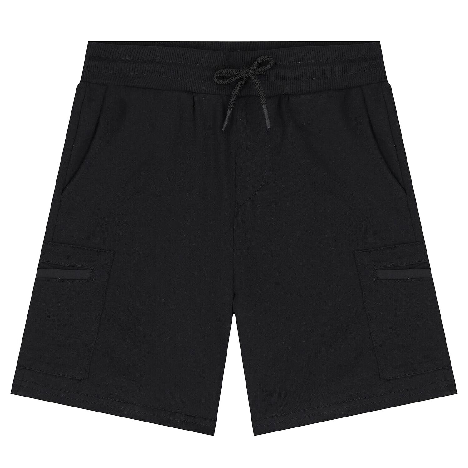 Boys White & Black Shorts Set, 2, hi-res image number null