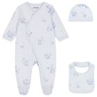 Baby Boys Blue Tiger Babygrow Gift Set, 1, hi-res