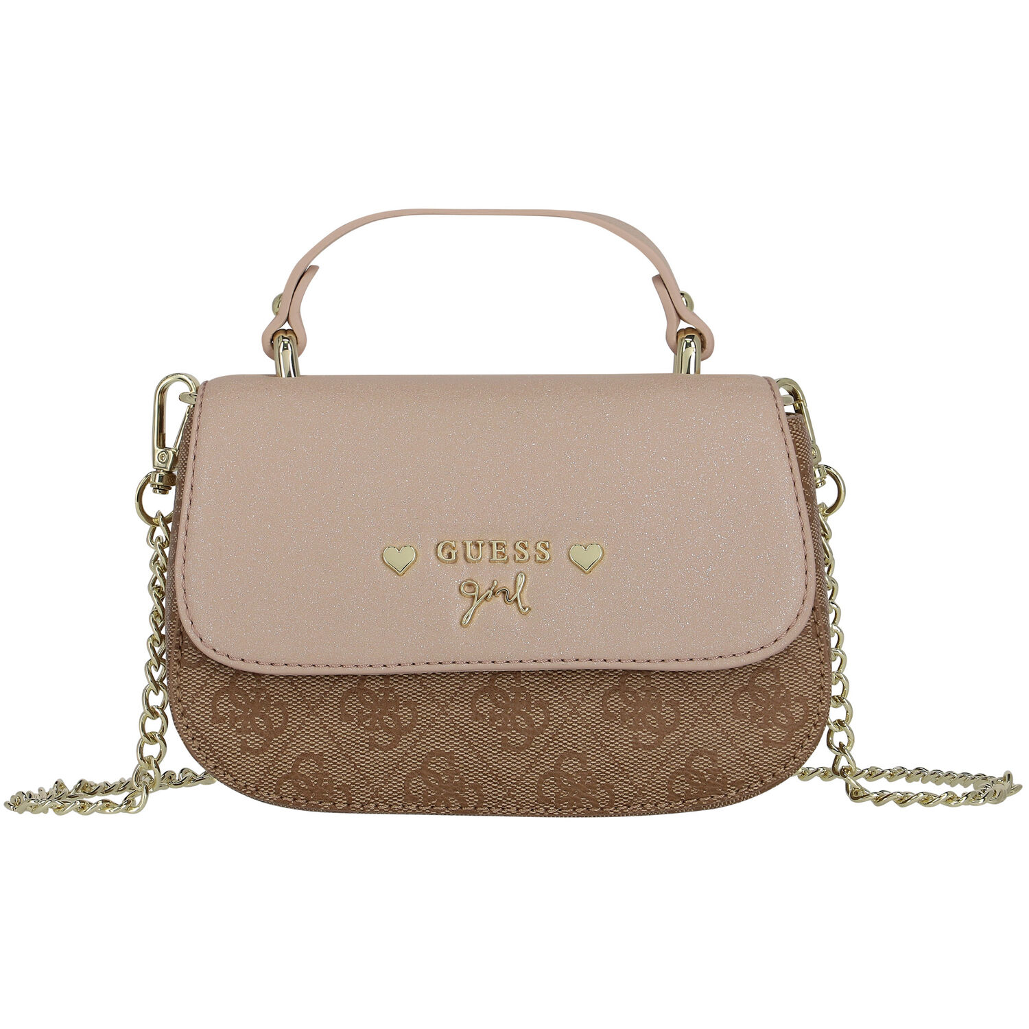 Girls Beige Logo Handbag&Acirc;&nbsp;, 2, hi-res