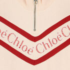 Girls Pink Logo Sweatshirt, 1, hi-res