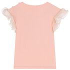 Girls Pink Embellished Sequin Skirt Set, 1, hi-res