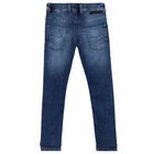 Boys Blue Denim Pants, 1, hi-res