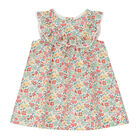 Younger Girls Multi-Color Floral Dress, 1, hi-res