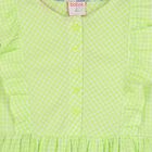Girls Green & White Gingham Dress, 1, hi-res