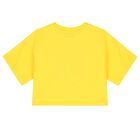 Girls Yellow Teddy Bear Logo T-Shirt, 3, hi-res