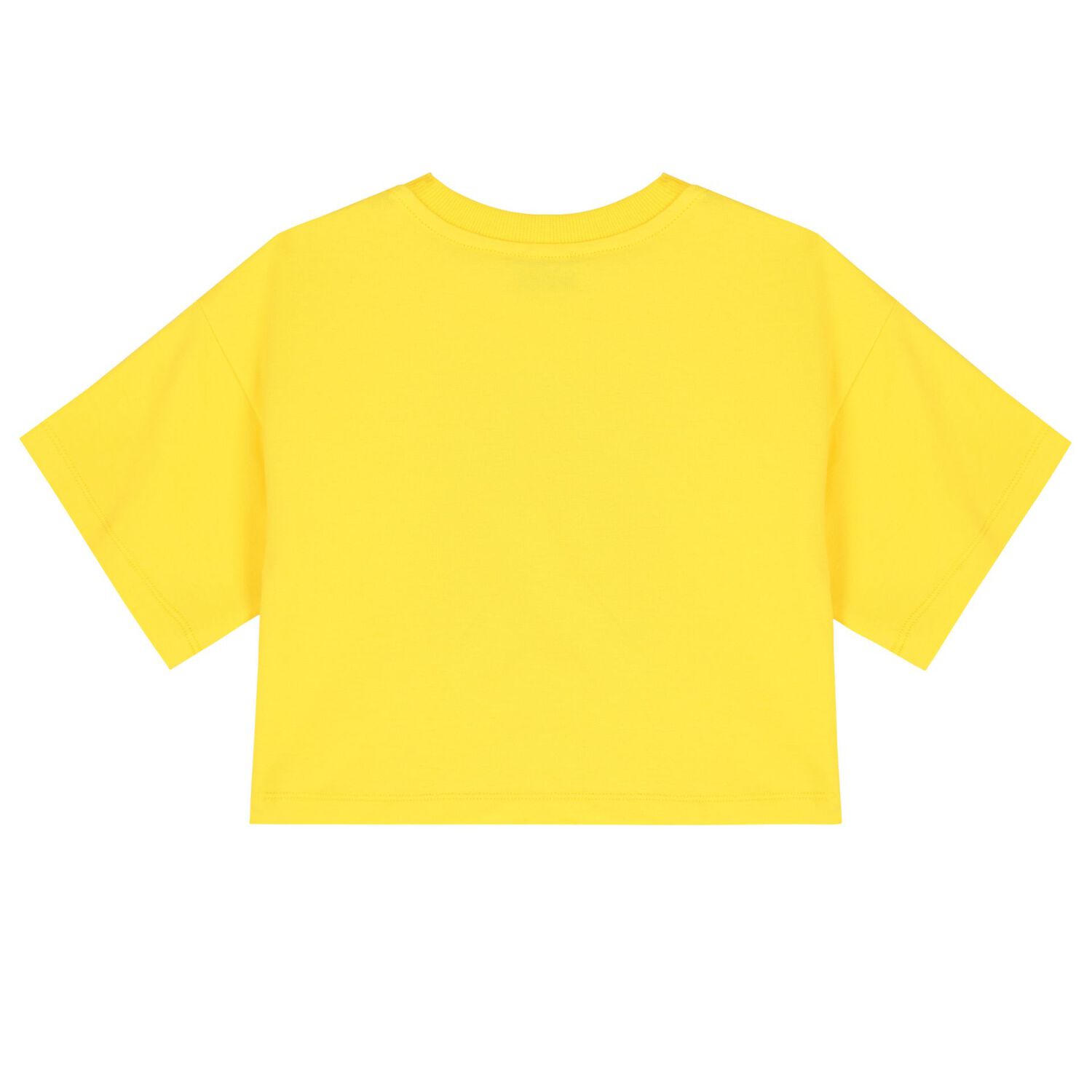 Girls Yellow Teddy Bear Logo T-Shirt, 3, hi-res image number null