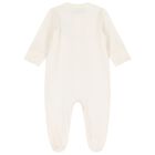 Baby Girls Ivory Teddy Bear Logo Babygrow Gift Set, 3, hi-res