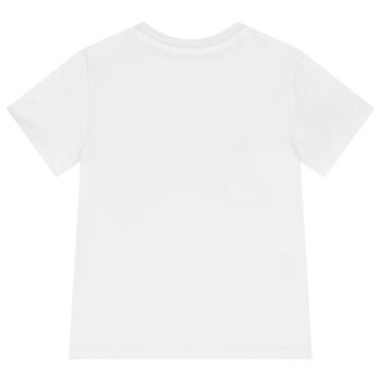 Boys White Logo T-Shirt