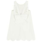 Girls White Floral Dress, 1, hi-res