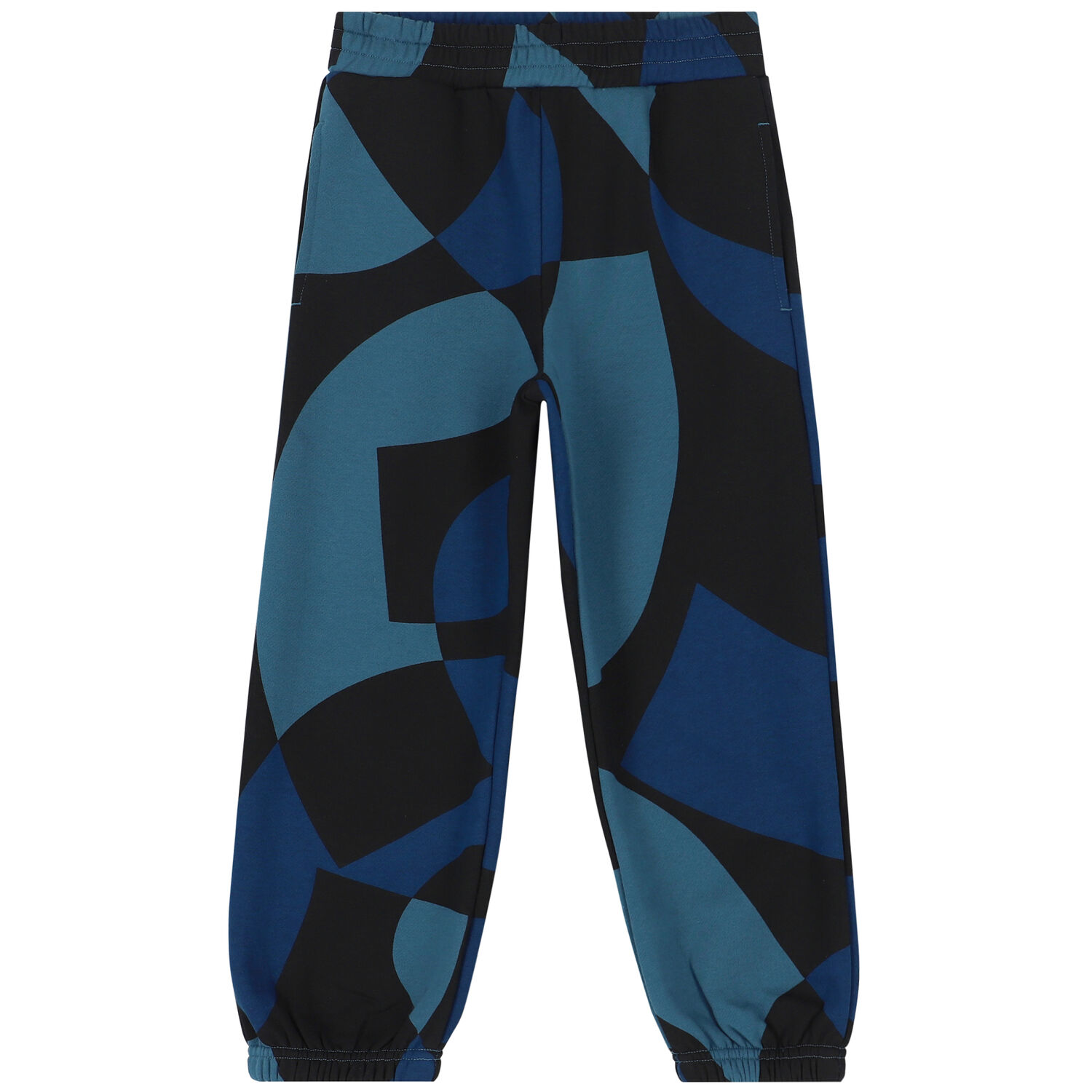 Boys Black & Blue Logo Tracksuit, 1, hi-res