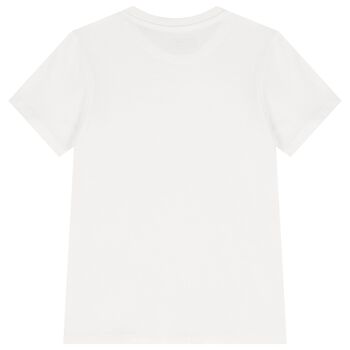 Boys White Logo T-Shirt 