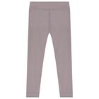 Girls Purple Logo Softskin Leggings, 1, hi-res