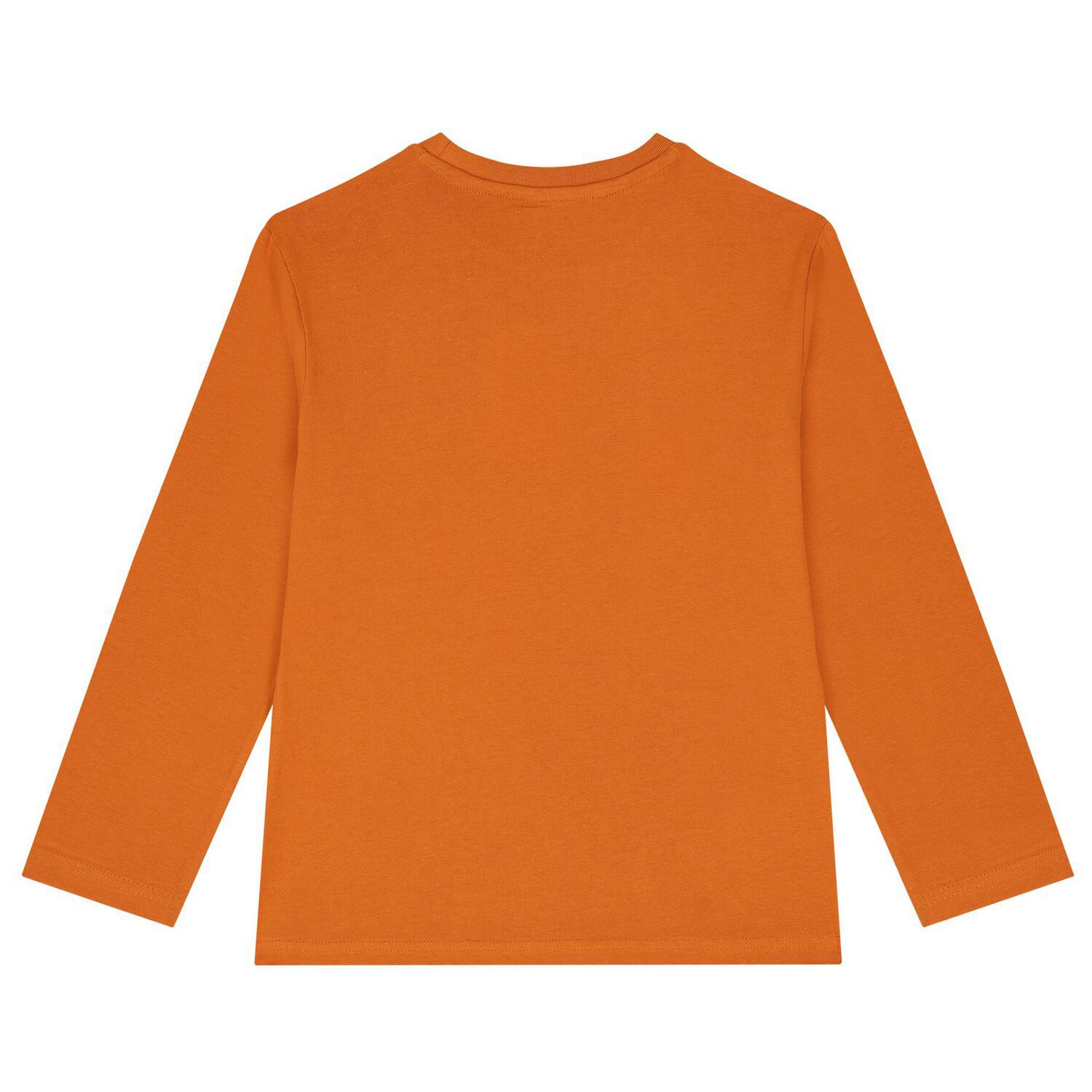 Boys Orange Long Sleeve Top, 1, hi-res image number null