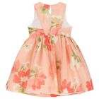Girls Pink Floral Dress, 1, hi-res