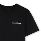 Boys Mini Me Black Logo T-Shirts ( 2 Pack ), 1, hi-res