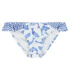 Girls White & Blue Fish Bikini, 1, hi-res