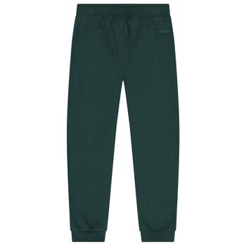 Boys Green Fleece Joggers