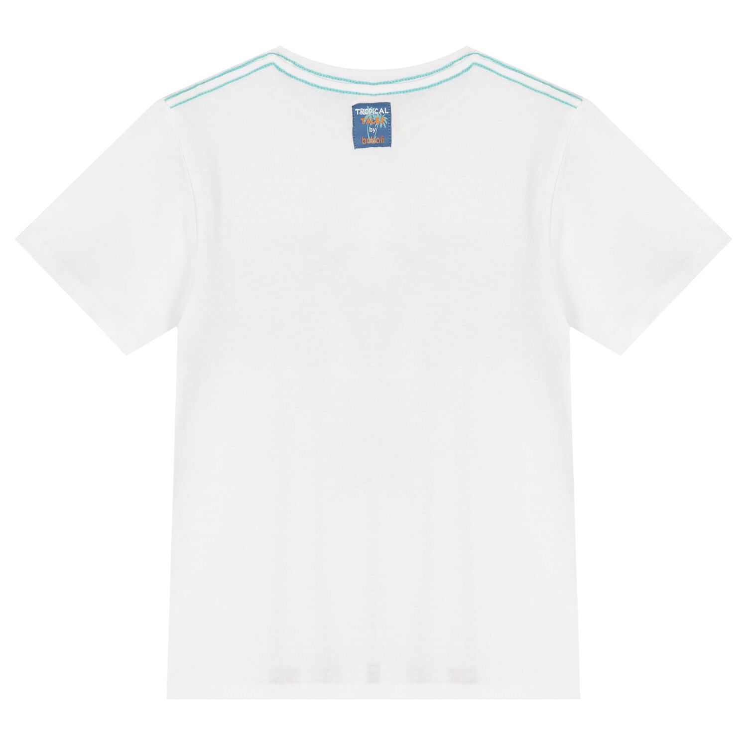 Boys Blue Palm Tree Print Shorts Set, 1, hi-res image number null