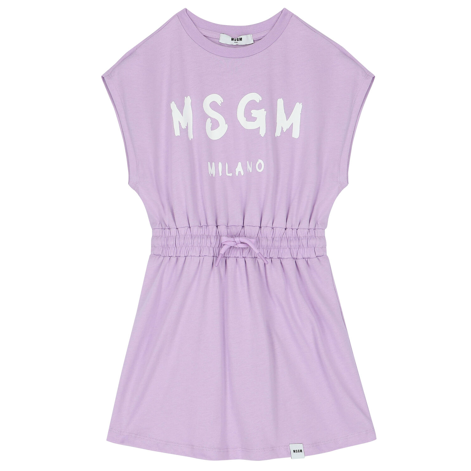 Girls Purple Logo Dress, 1, hi-res